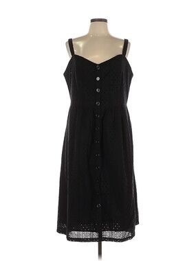 NWT City Chic Black Eyelet Dress Women's Size 16